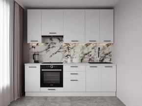 Кухонный гарнитур Белый Глянец 2400 h950 (Стол. 38мм) в Карталах - kartaly.mebel24.online | фото