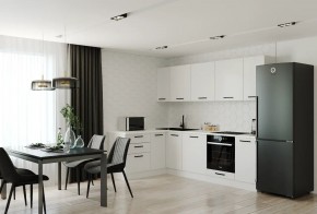 Кухонный гарнитур Белый Глянец 2600*1600 (Стол. 38мм) в Карталах - kartaly.mebel24.online | фото