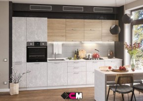 Кухонный гарнитур Бетоны в Карталах - kartaly.mebel24.online | фото 3