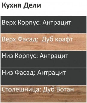 Кухонный гарнитур Дели 2200 (Стол. 26мм) в Карталах - kartaly.mebel24.online | фото 3