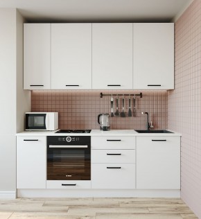 Кухонный гарнитур Жемчуг 2200 (Стол. 26мм) в Карталах - kartaly.mebel24.online | фото 2