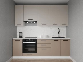 Кухонный гарнитур Каппучино 2400 h950 (Стол. 38мм) в Карталах - kartaly.mebel24.online | фото