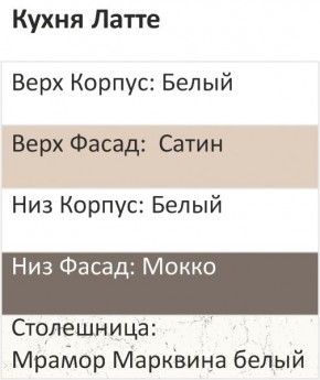 Кухонный гарнитур Латте 3000 (Стол. 26мм) в Карталах - kartaly.mebel24.online | фото 3