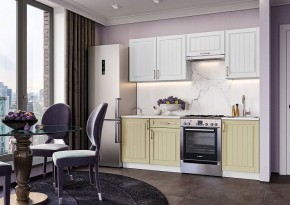 Кухонный гарнитур Лондон 2100 (дуб белый/дуб крем) в Карталах - kartaly.mebel24.online | фото