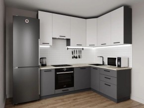 Кухонный гарнитур Меренга 2200*1600 h950 (Стол. 26мм) в Карталах - kartaly.mebel24.online | фото