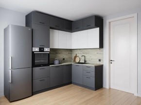 Кухонный гарнитур Меренга 2200*1700 (Стол. 38мм) в Карталах - kartaly.mebel24.online | фото