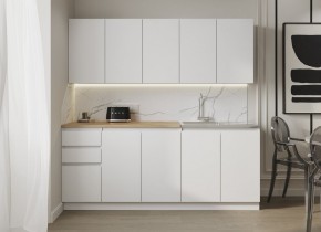 Кухня "МОРИ" 2.0 м (белый/дуб вотан) в Карталах - kartaly.mebel24.online | фото 7