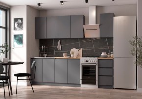 Кухня "МОРИ" 2.0 м (графит/дуб вотан) в Карталах - kartaly.mebel24.online | фото 3