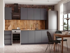 Кухня "МОРИ" 2.0 м (графит/дуб вотан) в Карталах - kartaly.mebel24.online | фото 4