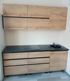 Кухонный гарнитур Лофт 2.0 (Дуб Крафт/Венге) в Карталах - kartaly.mebel24.online | фото 4