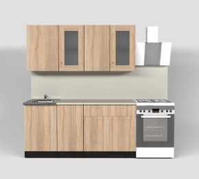 Кухонный гарнитур Симона демо 1700 (Венга/Дуб Сонома) в Карталах - kartaly.mebel24.online | фото 7