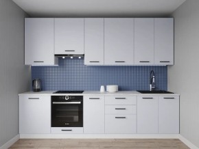 Кухонный гарнитур Смоки 2400 h950 (Стол. 26мм) в Карталах - kartaly.mebel24.online | фото
