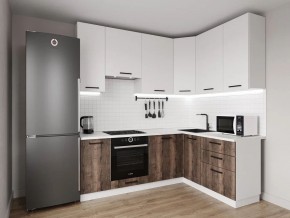 Кухонный гарнитур Старое Дерево 2200*1600 h950 (Стол. 26мм) в Карталах - kartaly.mebel24.online | фото
