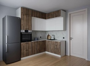 Кухонный гарнитур Старое Дерево 2200*1700 (Стол. 38мм) в Карталах - kartaly.mebel24.online | фото