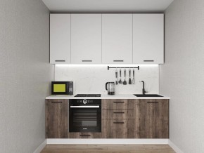 Кухонный гарнитур Старое Дерево 2200 h950 (Стол. 38мм) в Карталах - kartaly.mebel24.online | фото