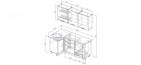 Кухонный гарнитур угловой Дели 1000*1800 (Стол. 38мм) в Карталах - kartaly.mebel24.online | фото 2