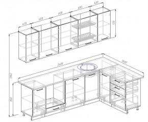 Кухонный гарнитур угловой Демо 2600х1600 (Стол. 38мм) в Карталах - kartaly.mebel24.online | фото 2