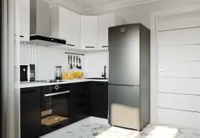 Кухонный гарнитур угловой Графика 2200х1000 (Стол. 26мм) в Карталах - kartaly.mebel24.online | фото