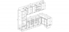 Кухонный гарнитур угловой Капри 3200х1400 (Стол. 26мм) в Карталах - kartaly.mebel24.online | фото 2