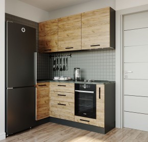 Кухонный гарнитур угловой Крафт 1000*1800 (Стол. 38мм) в Карталах - kartaly.mebel24.online | фото
