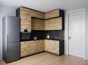 Кухонный гарнитур угловой Крафт 2200*1700 (Стол. 26мм) в Карталах - kartaly.mebel24.online | фото