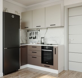 Кухонный гарнитур угловой Латте 1000*1800 (Стол. 38мм) в Карталах - kartaly.mebel24.online | фото