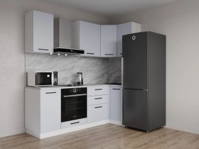 Кухонный гарнитур угловой Смоки 2200*1000 (Стол. 38 мм) в Карталах - kartaly.mebel24.online | фото 1