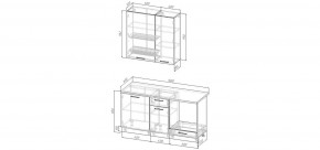 Кухонный гарнитур Умбра 1600 h950 (Стол. 38мм) в Карталах - kartaly.mebel24.online | фото 2