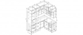 Кухонный гарнитур Умбра 2200*1700 (Стол. 38мм) в Карталах - kartaly.mebel24.online | фото 2