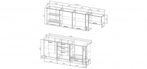Кухонный гарнитур Умбра 2550 (Стол. 38мм) в Карталах - kartaly.mebel24.online | фото 2
