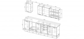 Кухонный гарнитур Умбра 2800 (Стол. 38мм) в Карталах - kartaly.mebel24.online | фото 2