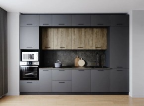 Кухонный гарнитур Умбра 3400 (Стол. 38мм) в Карталах - kartaly.mebel24.online | фото