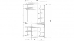 ЛЕНОРА Спальный гарнитур (модульный) кашемир в Карталах - kartaly.mebel24.online | фото 9