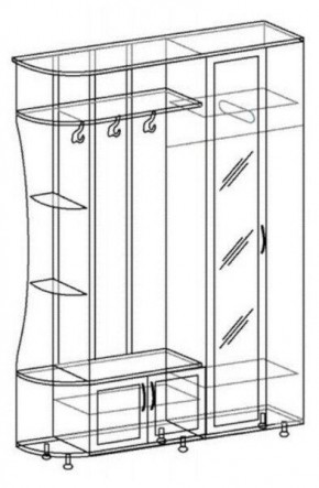 ЛИКА №1 Прихожая ЛДСП в Карталах - kartaly.mebel24.online | фото 5