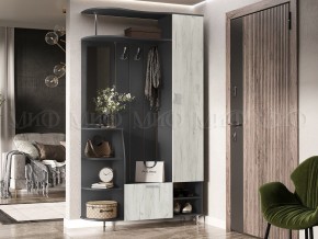 ЛИКА №2 Прихожая ЛДСП (графит/дуб крафт белый) в Карталах - kartaly.mebel24.online | фото