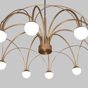 Люстра на штанге Eurosvet Ragno 90030/10 LED золото в Карталах - kartaly.mebel24.online | фото 7