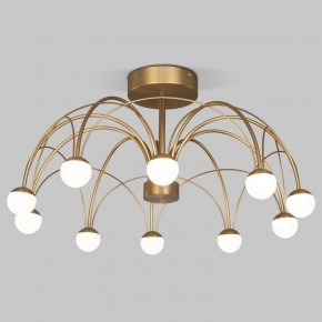 Люстра на штанге Eurosvet Ragno 90031/10 LED золото в Карталах - kartaly.mebel24.online | фото