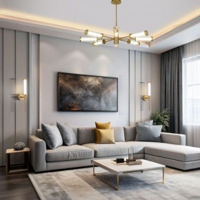 Люстра на штанге Eurosvet Stark 50386 LED латунь в Карталах - kartaly.mebel24.online | фото 3