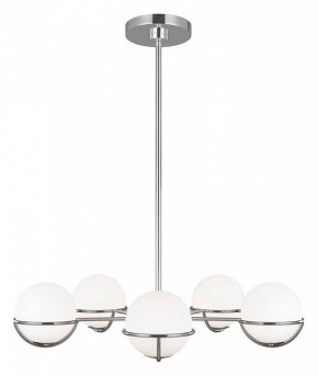 Люстра на штанге Feiss Apollo FE-APOLLO5-PN в Карталах - kartaly.mebel24.online | фото