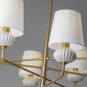 Люстра на штанге Freya Ceramics FR2029PL-08BS в Карталах - kartaly.mebel24.online | фото 7