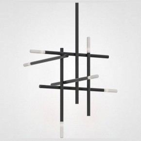 Люстра на штанге Imperiumloft Traverse Black TRAVERSE01 в Карталах - kartaly.mebel24.online | фото