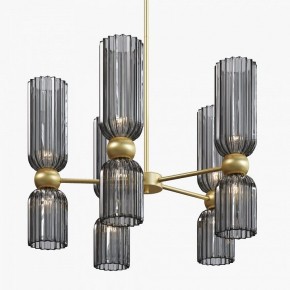 Люстра на штанге Maytoni Antic MOD302PL-10GR в Карталах - kartaly.mebel24.online | фото 4