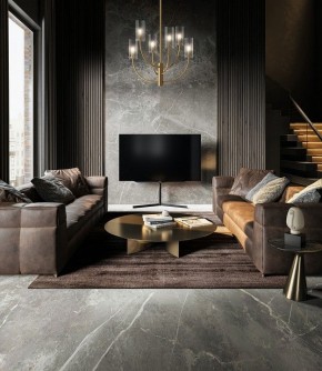 Люстра на штанге Maytoni Arco MOD223PL-06BS в Карталах - kartaly.mebel24.online | фото 4