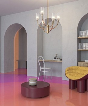 Люстра на штанге Maytoni Arco MOD223PL-08BS в Карталах - kartaly.mebel24.online | фото 4