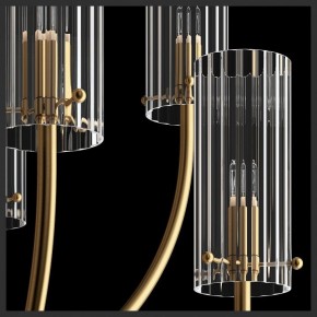 Люстра на штанге Maytoni Arco MOD223PL-08BS в Карталах - kartaly.mebel24.online | фото 5