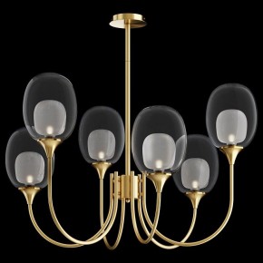 Люстра на штанге Maytoni Aura MOD016PL-06BS в Карталах - kartaly.mebel24.online | фото 2