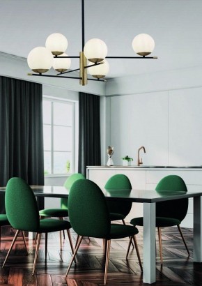 Люстра на штанге Maytoni Nostalgia MOD048PL-06G в Карталах - kartaly.mebel24.online | фото 3