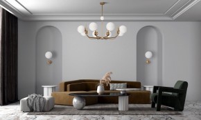 Люстра на штанге Maytoni Rendez-vous MOD109PL-08BS в Карталах - kartaly.mebel24.online | фото 2