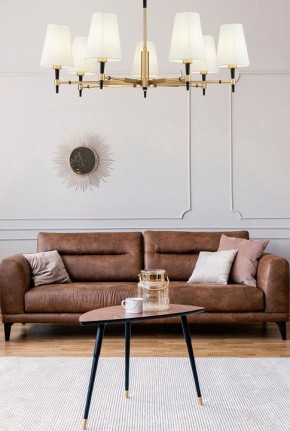 Люстра на штанге Maytoni Zaragoza H001CL-07BS в Карталах - kartaly.mebel24.online | фото 5