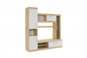 МАКСИ К1 Стенка для гостиной дуб сонома/белое дерево в Карталах - kartaly.mebel24.online | фото 3
